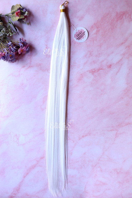 Cabello para trenzas de seda Bone largo 28 pulgadas color #1001