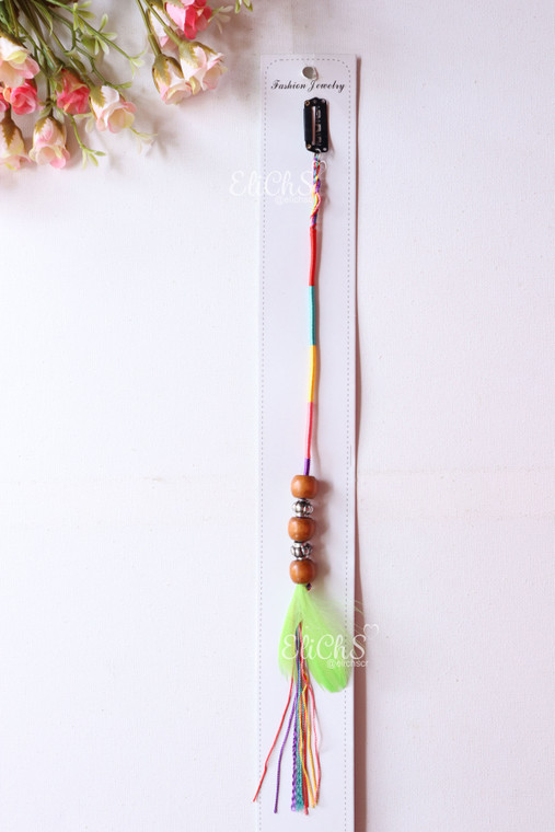 Accesorio pluma clip color VERDE