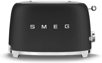 Smeg Two Slice Toaster Matt Black