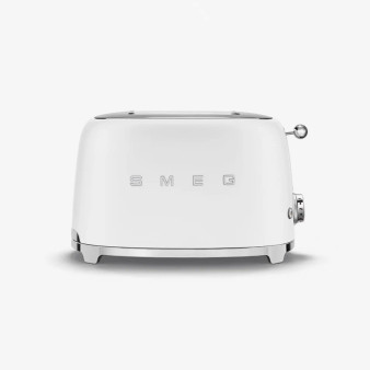 Smeg Matt White Two Slice Toaster