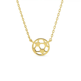 Splendid Iris Gold Plated Necklace