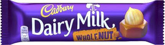 Cadbury Dairy Milk Wholenut Standard Bar