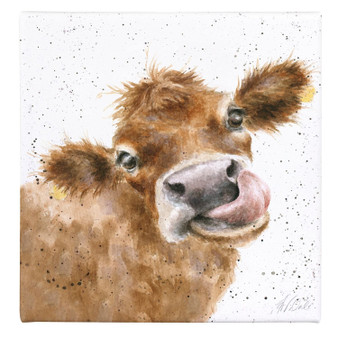 Wrendale Picture "Moo Cow" Large Canvas
