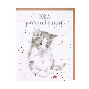 Wrendale Card "For a Purrfect Friend"