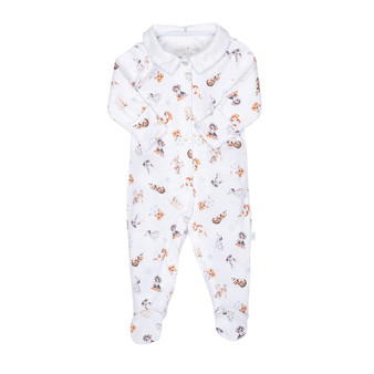 Wrendale Baby Little Paws Sleepsuit Grow 0-3 Months