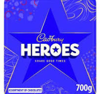 Chocolate Cadbury Heroes  Tin
