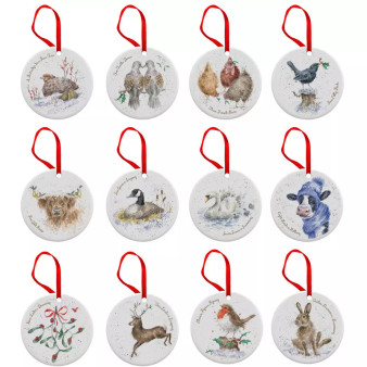 Gift Tree Decoration Wrendale 12 days of Christmas Gift Tree Decoration Wrendale 12 days of Christmas