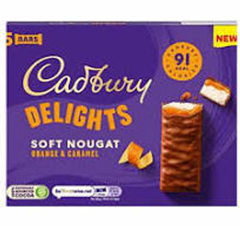 Cadbury Delights Soft Nougat Orange & Caramel