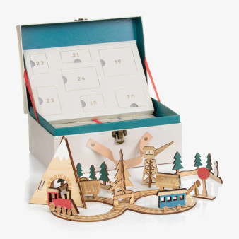 Advent Calendar Meri Meri Wooden Railway Train