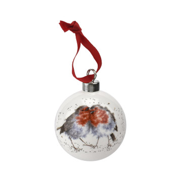 Gift Tree Decoration Wrendale Snuggled Together Robin Gift Tree Decoration Wrendale Snuggled Together Robin