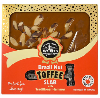 Sweet Brazil Nut toffee slab