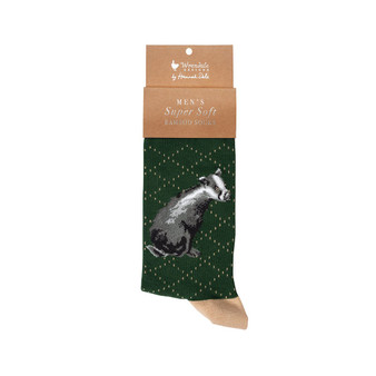 Wrendale Socks "The Country Gent" Badger