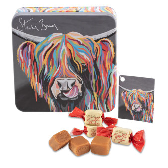 Sweets Gardiners Steven Brown Vanilla Fudge in tin Sweets Gardiners Steven Brown Vanilla Fudge in tin
