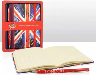 Union Jack Notepad & Pen Set