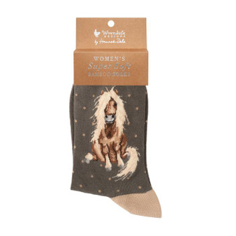 Wrendale Woman Socks Horse Gloria