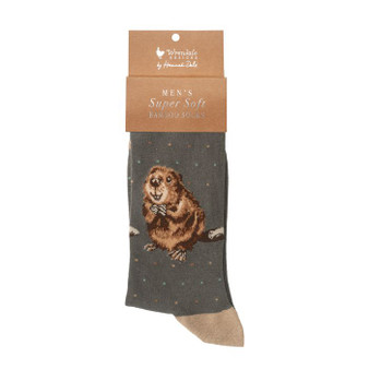 Wrendle Men's Socks Beaver