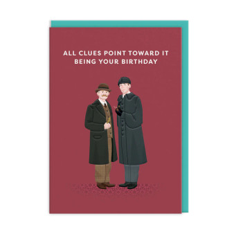 Sherlock Holmes Birthday Greeting Card