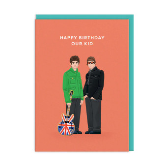 Liam And Noel Birthday Greeting Card