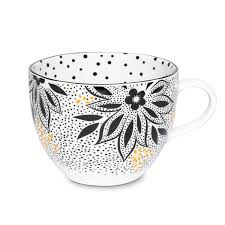 Sara Miller Lotus Noir Mug (boxed)