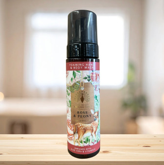 The English Soap Company Foaming Hand & Body Wash Rose & Peony