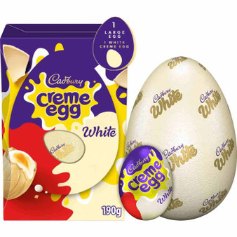 Cadbury Creme Egg White Easter Egg 190g