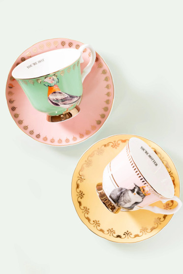 Yvonne Ellen Best Of British Teacup and Saucer set