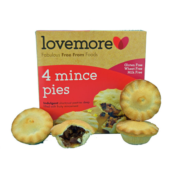Mince Pies Lovemore Gluten Free Luxury Mince Pies