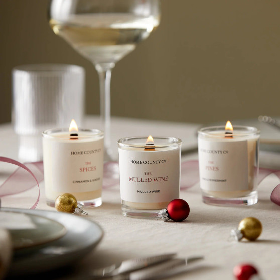 Gift Home County Candles Winter Trio Set Gift Home County Candles Winter Trio Set
