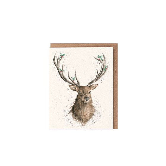 Wrendale Stag Christmas Card small Wrendale Stag Christmas Card small