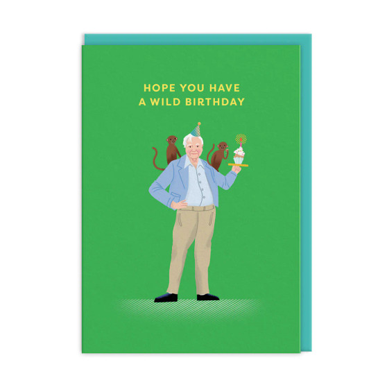 David Attenborough Birthday Card David Attenborough Birthday Card