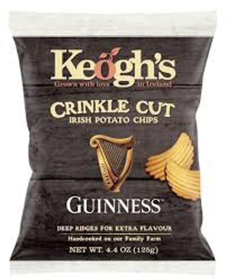 Keogh's Crinkle Cut Guinness Crisps Keogh's Crinkle Cut Guinness Crisps