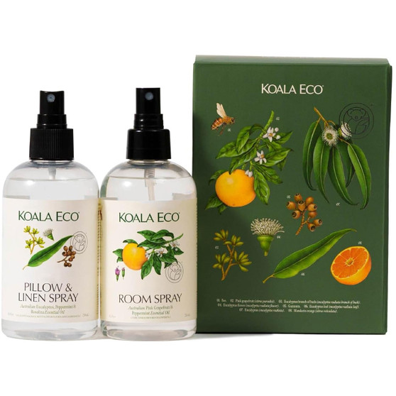 Koala Eco Natural Room & Linen Spray Aromatherapy Duo Koala Eco Natural Room & Linen Spray Aromatherapy Duo