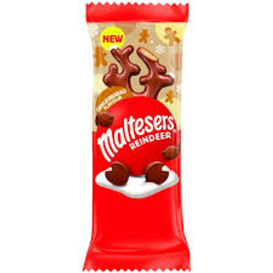 Chocolate Malteser Reindeer Gingerbread Flavour Single