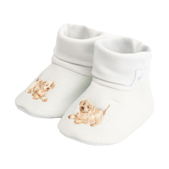 Wrendale Embroidered Booties Little Paws