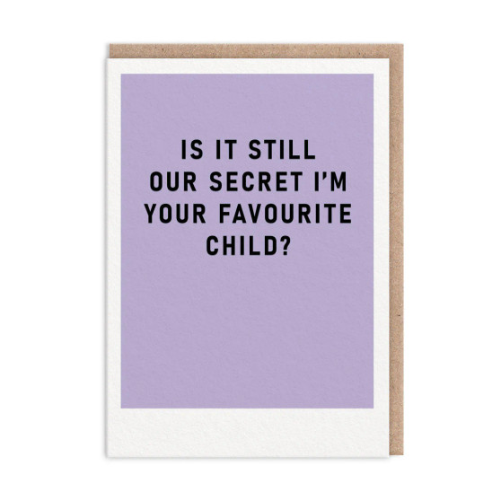 Favourite Child Mother's Day Greeting Card