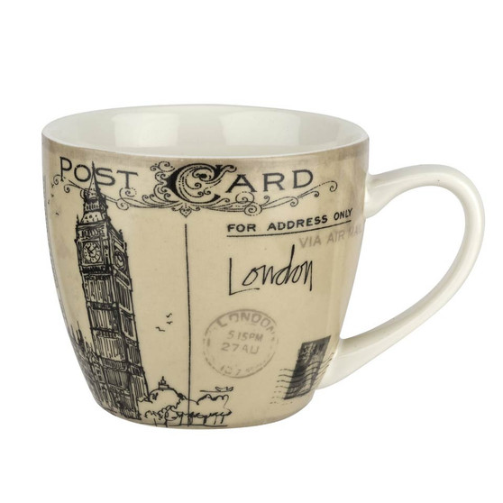 Postcard Sketches Mug 16oz