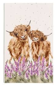 Wrendale Notepad Highland Cow 140 sheets