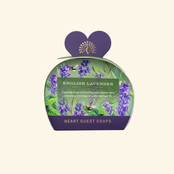 The English Soap Company Heart Guest Soap English Lavender