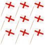St. Georges Cross Toothpick Flag 100 Count