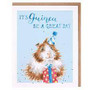 Wrendale Card It's Guinea Be a Great Day Wrendale Card It's Guinea Be a Great Day