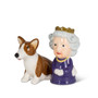 Gift Queen & Corgi Salt & Pepper Set
