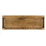 Love  Celebrate Oak Tray, black steel handles