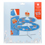 Recyclable 2 tier reversible cake stand Recyclable 2 tier reversible cake stand