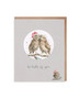 Gift Wrendale Card "To Both Of You" decoration
