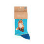 Wrendale Socks "Born To Be Wild" Fox Children's US 10-13 Wrendale Socks "Born To Be Wild" Fox Children's US 10-13
