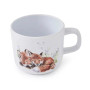 Wrendale  fox Little Wren Childs Melamine Handled Cup