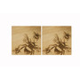 Selbrea House 2 Bee Oak Coasters