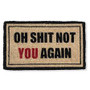 Oh Shit Not You Again Doormat