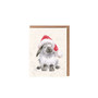Wrendale Ho Ho Ho Rabbit Card small Wrendale Ho Ho Ho Rabbit Card small