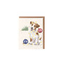 Wrendale Christmas Jack Russell Card smal